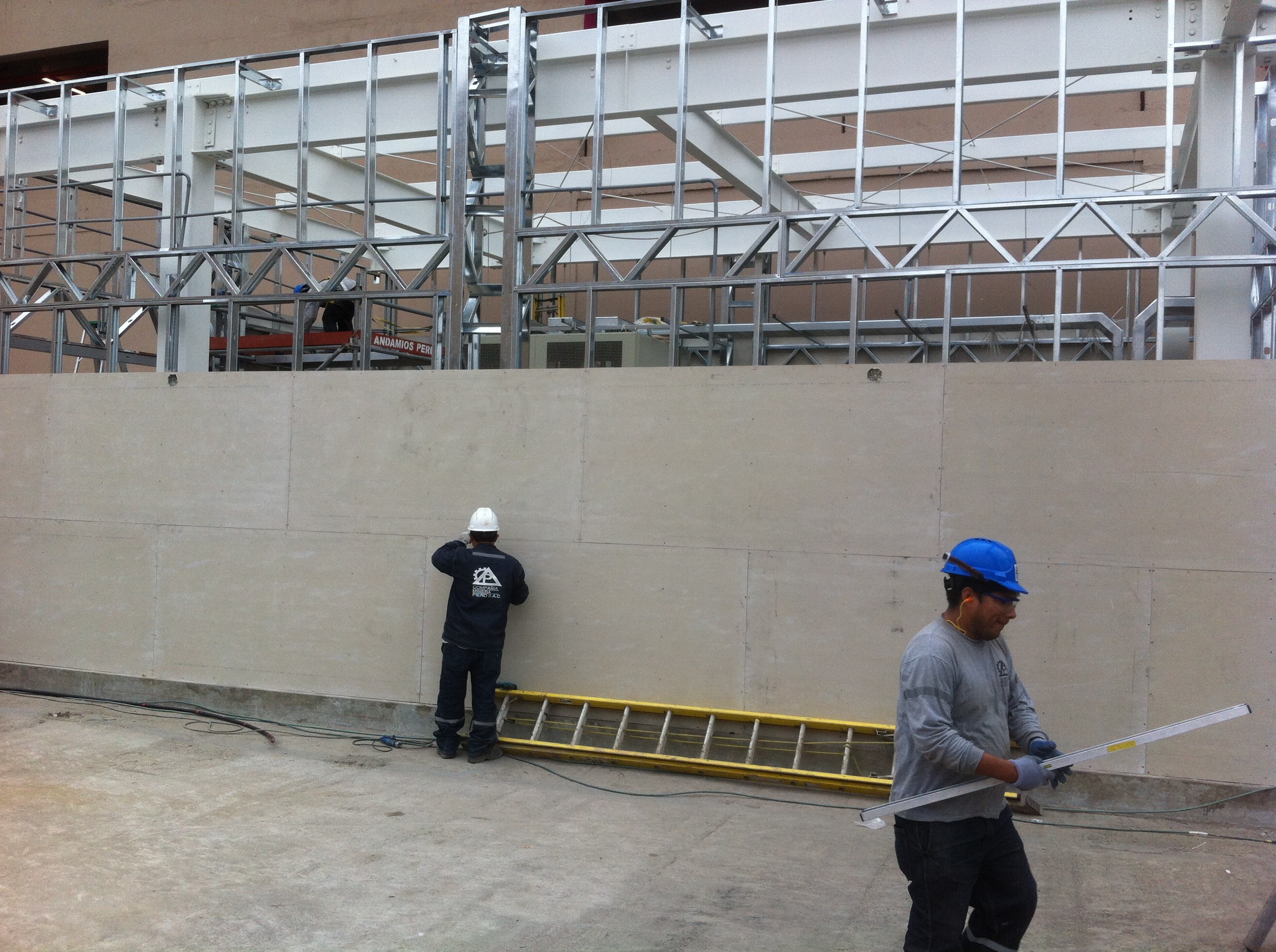 Tabiquería drywall en SSEE